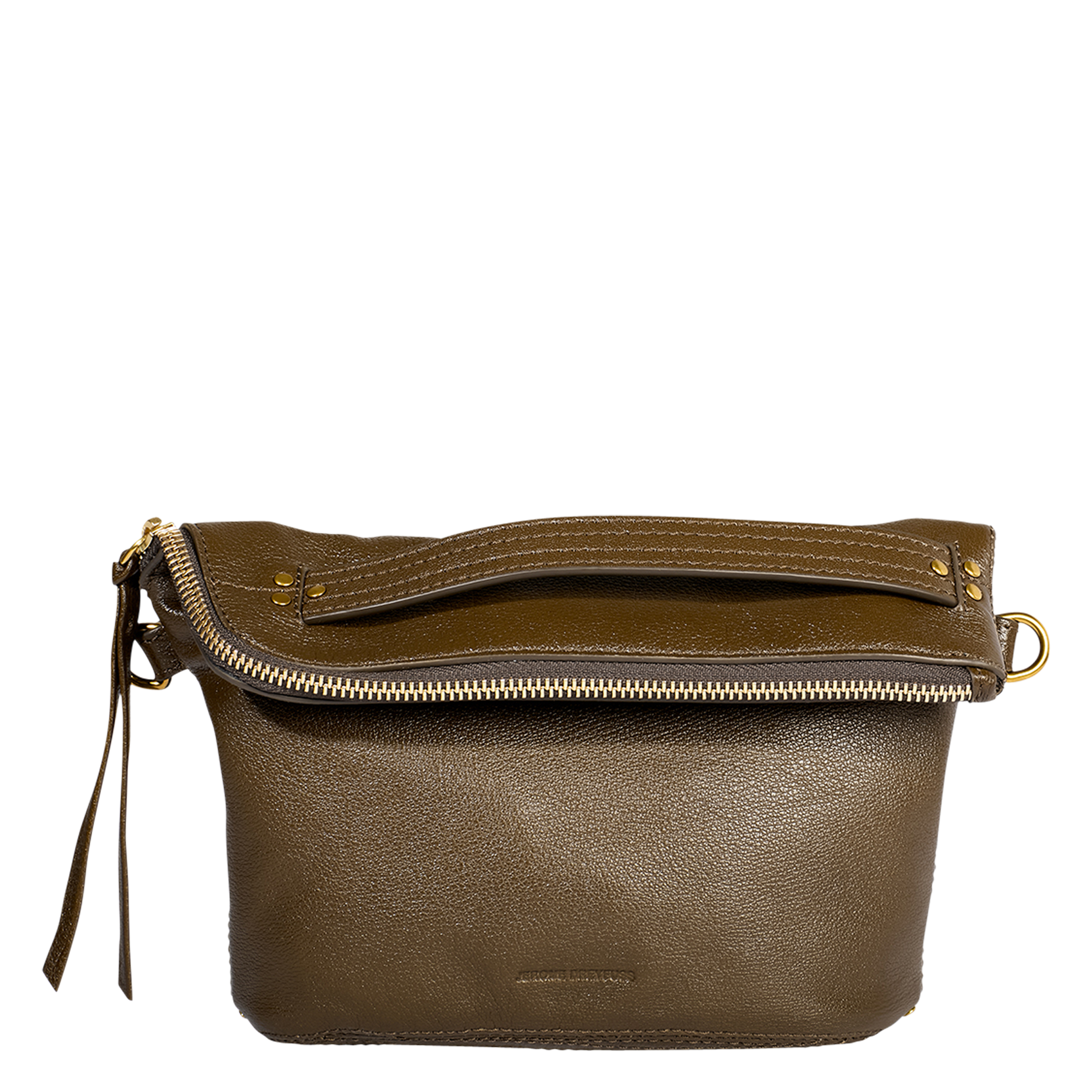 LUCKY - Pochette en cuir | Kaki