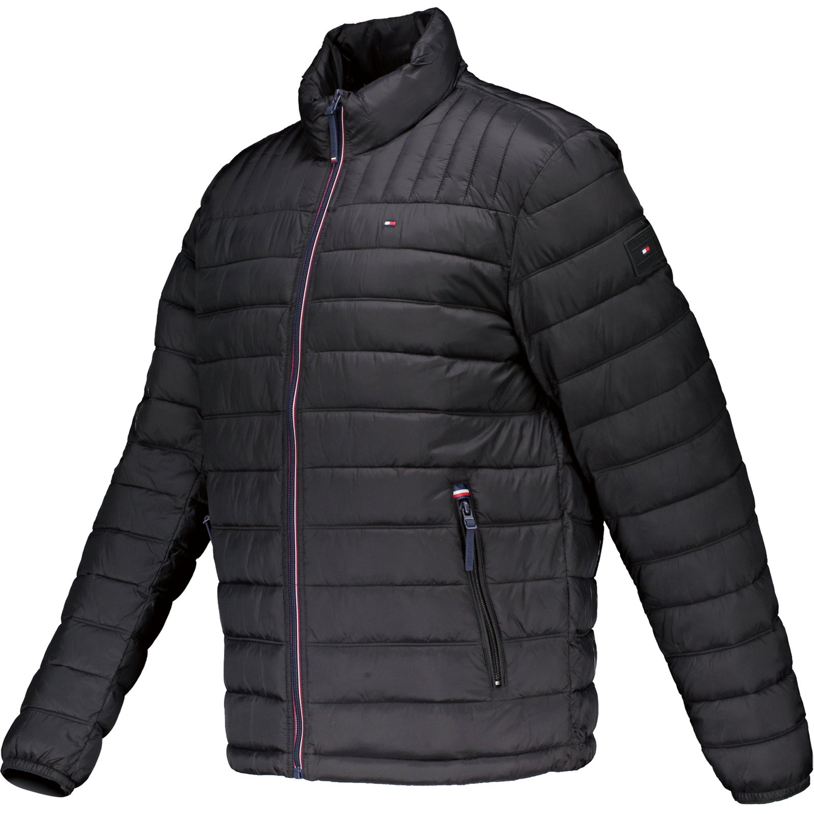 Tommy Hilfiger Herren-Jacke Logo Packable M, schwarz