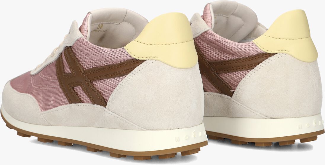 roze hogan lage sneakers h699 allacciato h