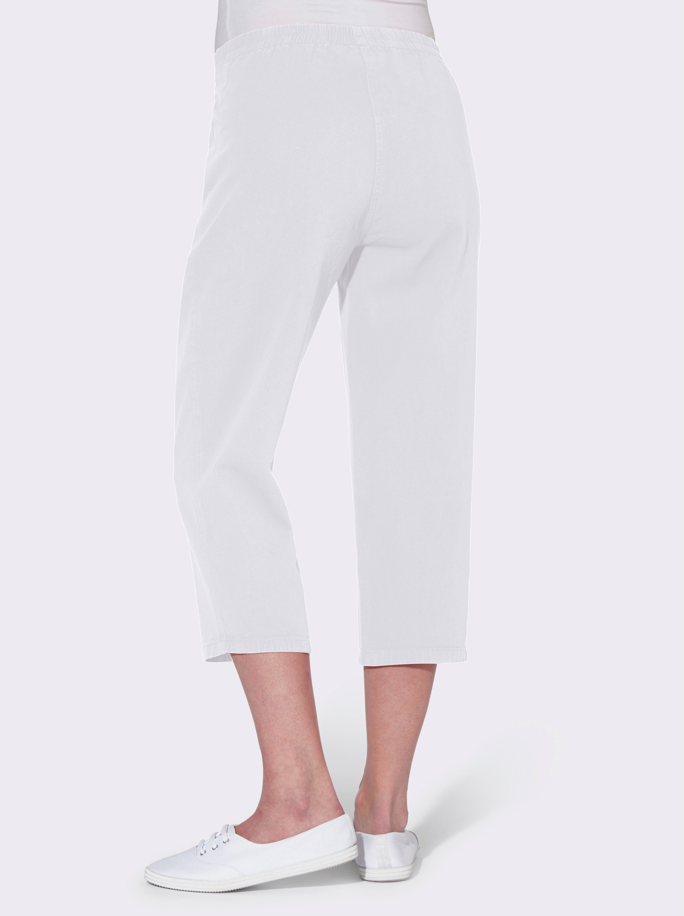 Caprihose aus reiner Baumwolle