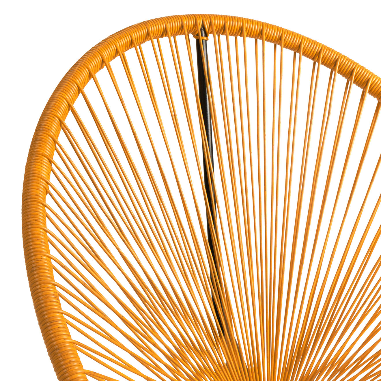 Inkazen Salon de jardin filaire Havana 2 fauteuils et 1 table  caramel