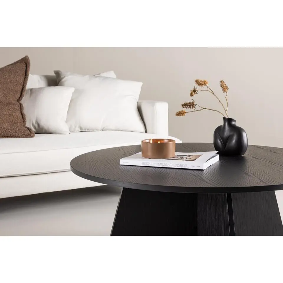 Svea - Marina ronde salontafel - ø 100 cm - zwart
