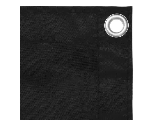 Écran de balcon brise tissu noire 300 x 300 x 90 cm 02_0010278