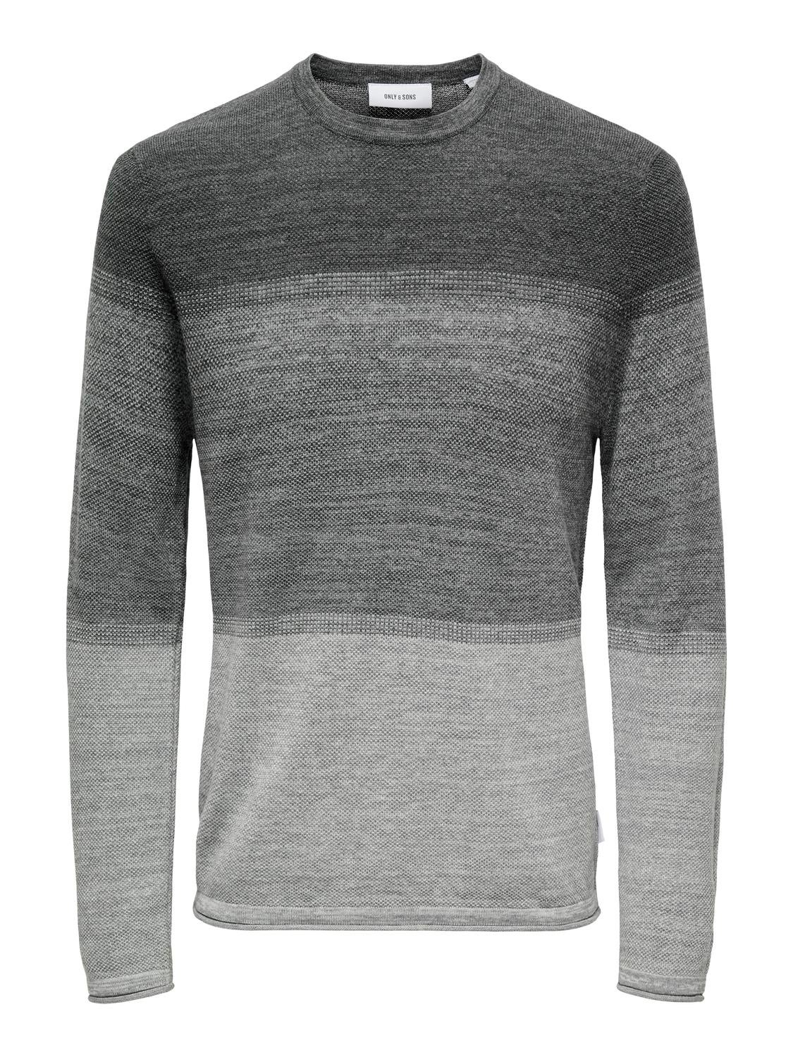 ONSFELIX Pullover Light Grey Melange