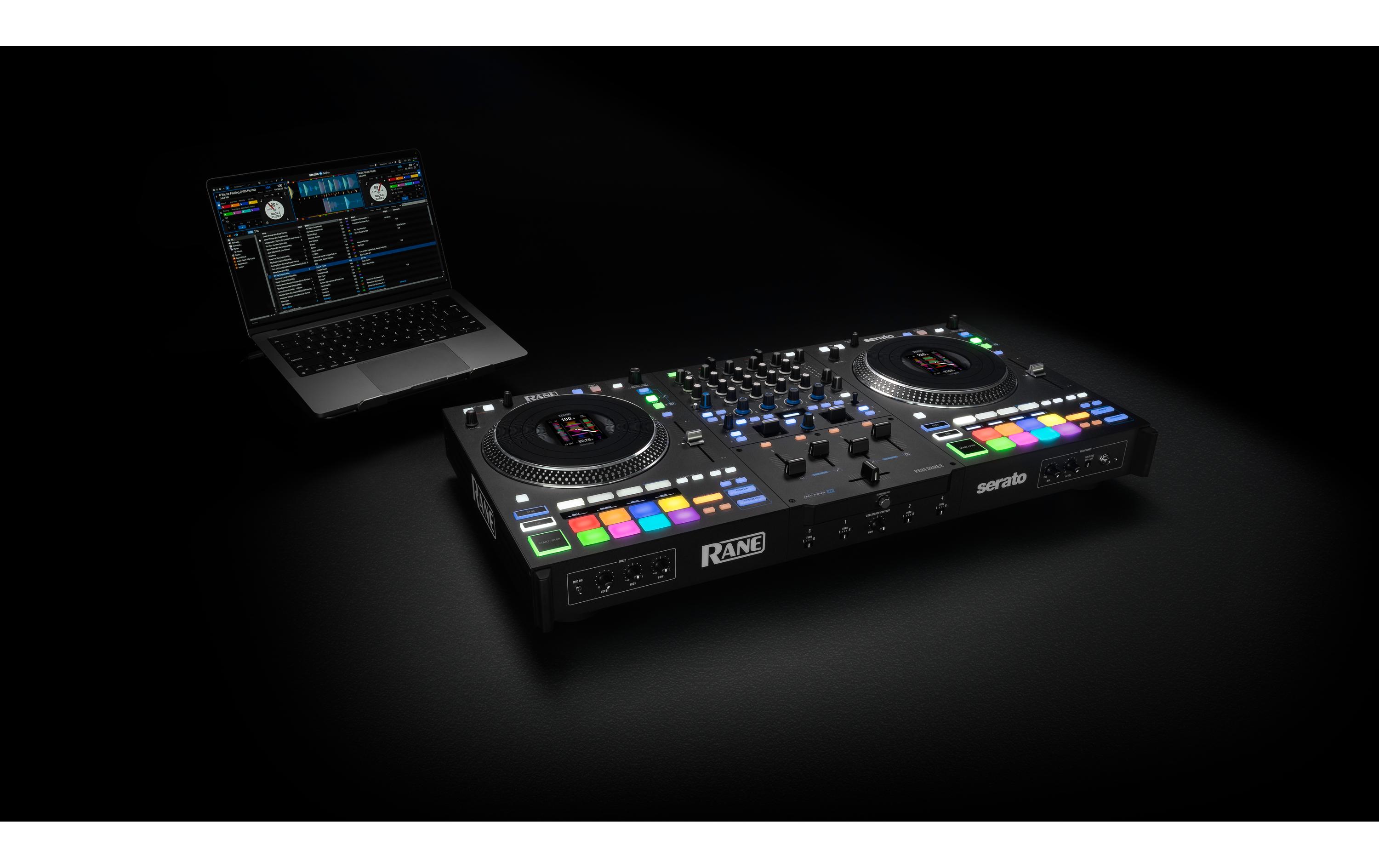 DJ-Controller Performer<br>Motorisierter 4-Kanal-DJ-Controller