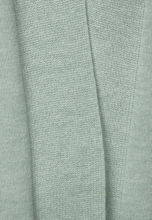 Offener Cardigan - wave green melange