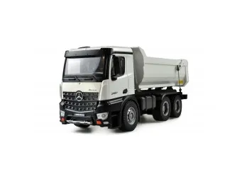 AMEWI - Mercedes Tipper Truck PRO Metal RTR - RC - hvid