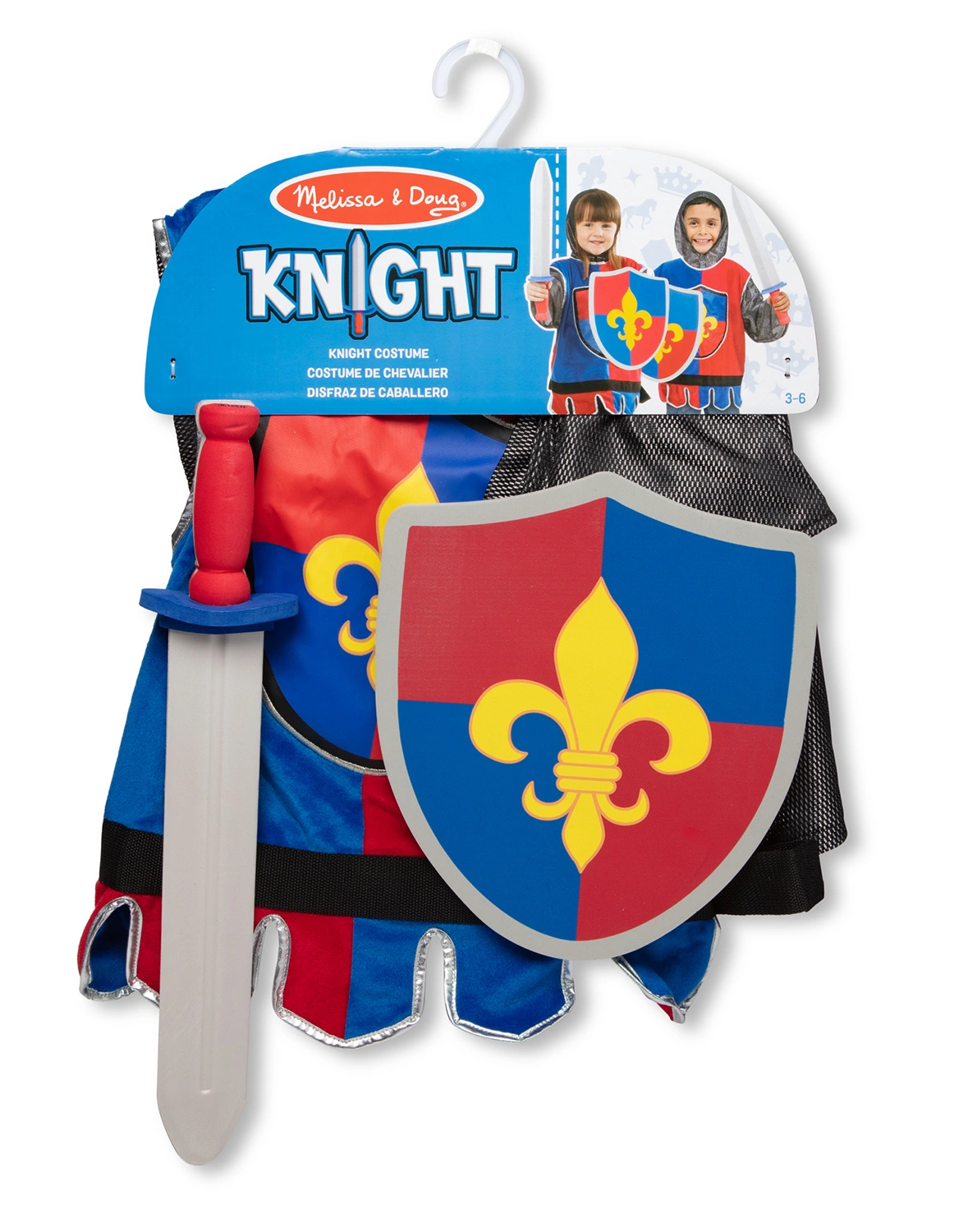 Kostümset RITTER (4-teilig)