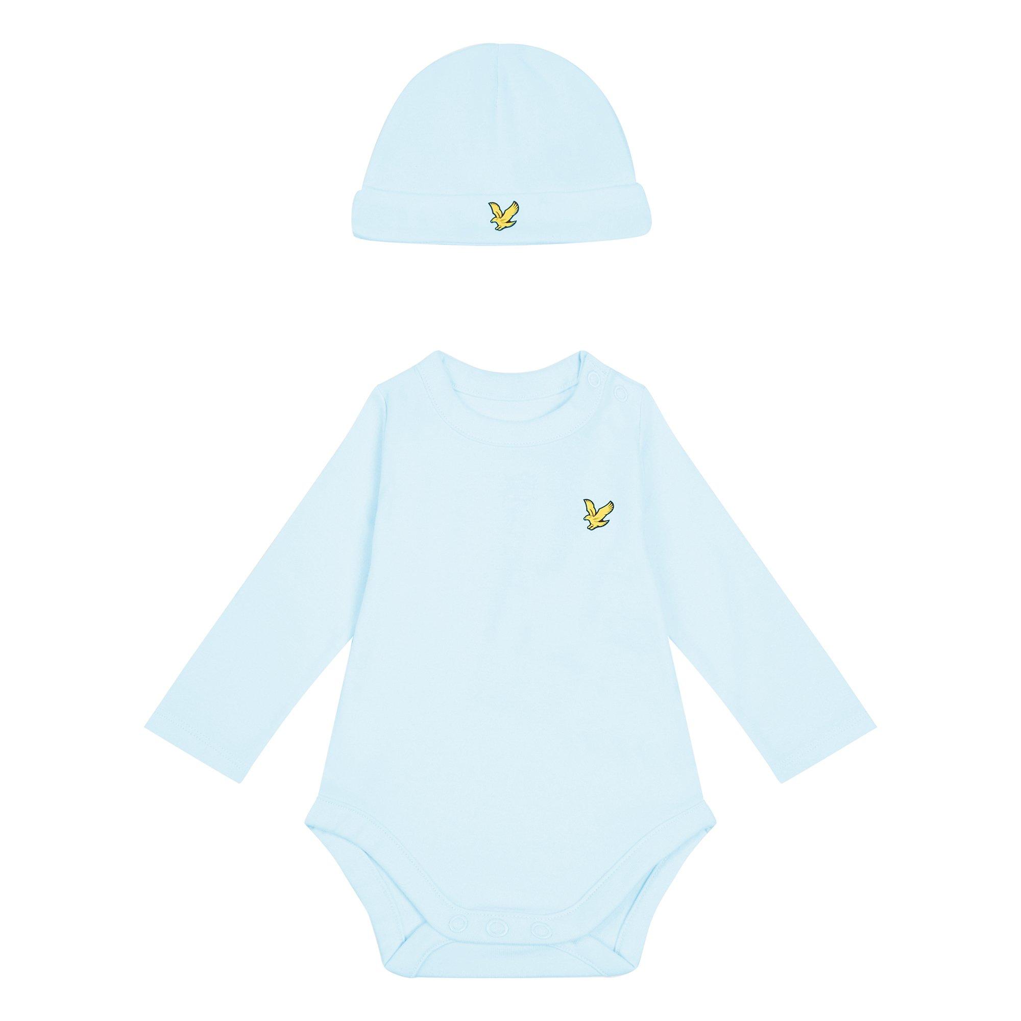 Lyle and Scott Romper and Hat Set Baby