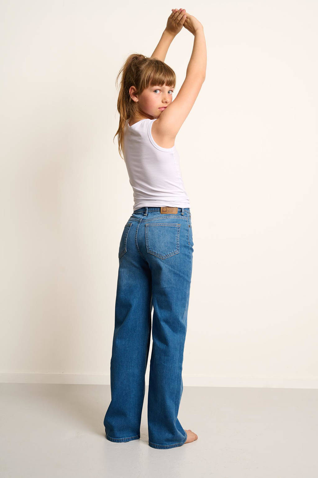 Tumble 'n Dry wide leg jeans Jolien denim medium stonewash