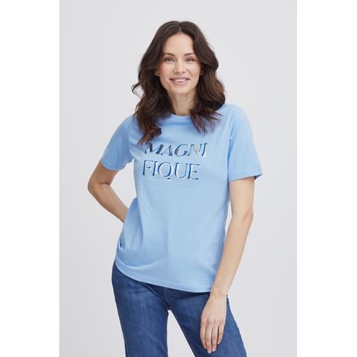 Fransa Riley T-shirt, Hydrangea Mix, M