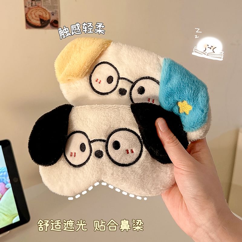 Hekki - Geborduurd slaapmasker met dierenmotief (diverse ontwerpen)