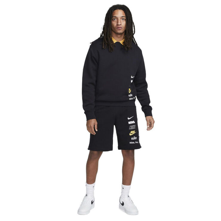 Nike Club Fleece French Terry Shorts Sort