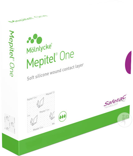 Mepitel One 17x25cm Pansement En Silicone Souple Unilatéral 5 Pansements