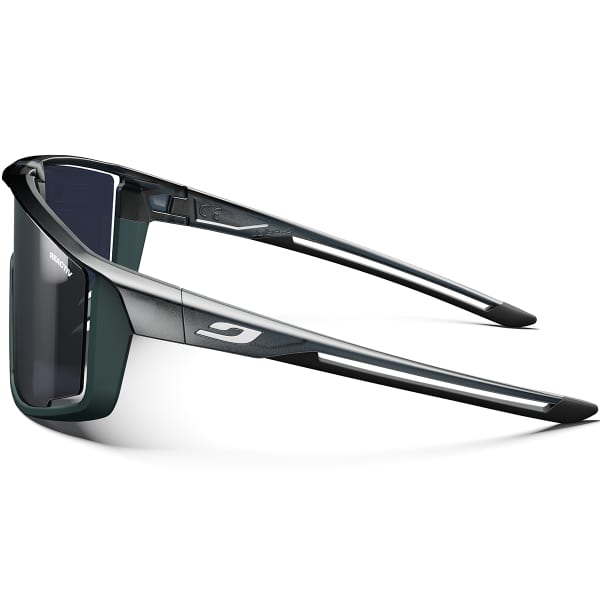 Lunette vélo JULBO FURY SHINY TRANSLU BLACK/MATTE GREEN