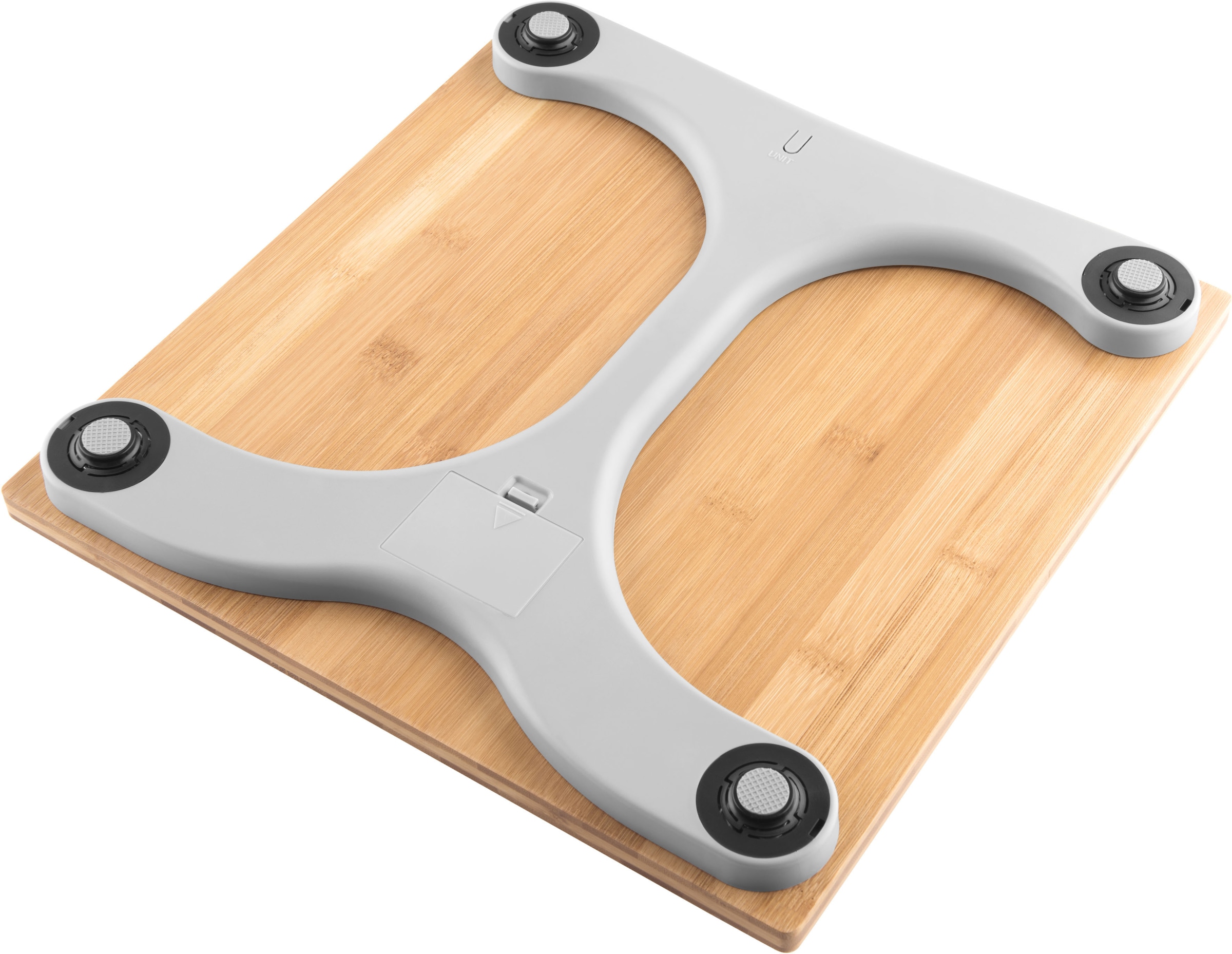 eta Personenwaage »BAMBOO« Standfläche aus Bambus, , LCD, bis 180 kg