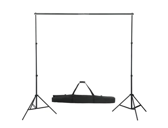 VIDAXL - Flash Système de support de toile de fond 600 x 300 cm blanc