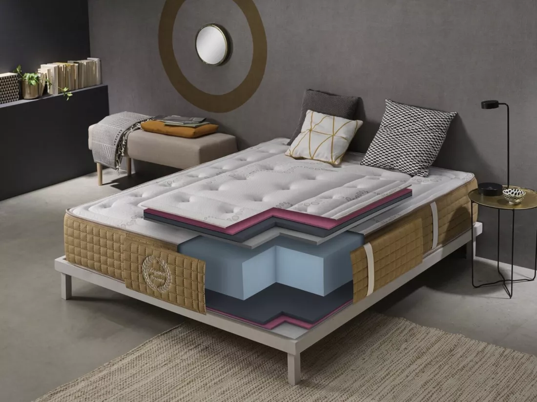 Matelas 140x190 mousse bliss confort | épaisseur 30 cm | ergonomiquee & orthopédique - soutien semi-ferme à ferme