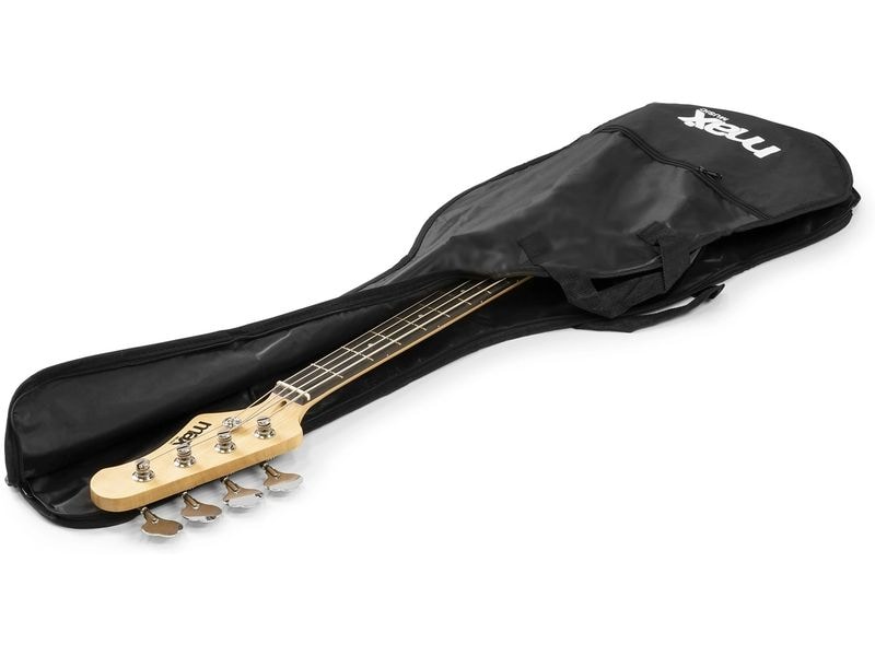 MAX E-Bass GigKit Schwarz Bass Gitarrenset