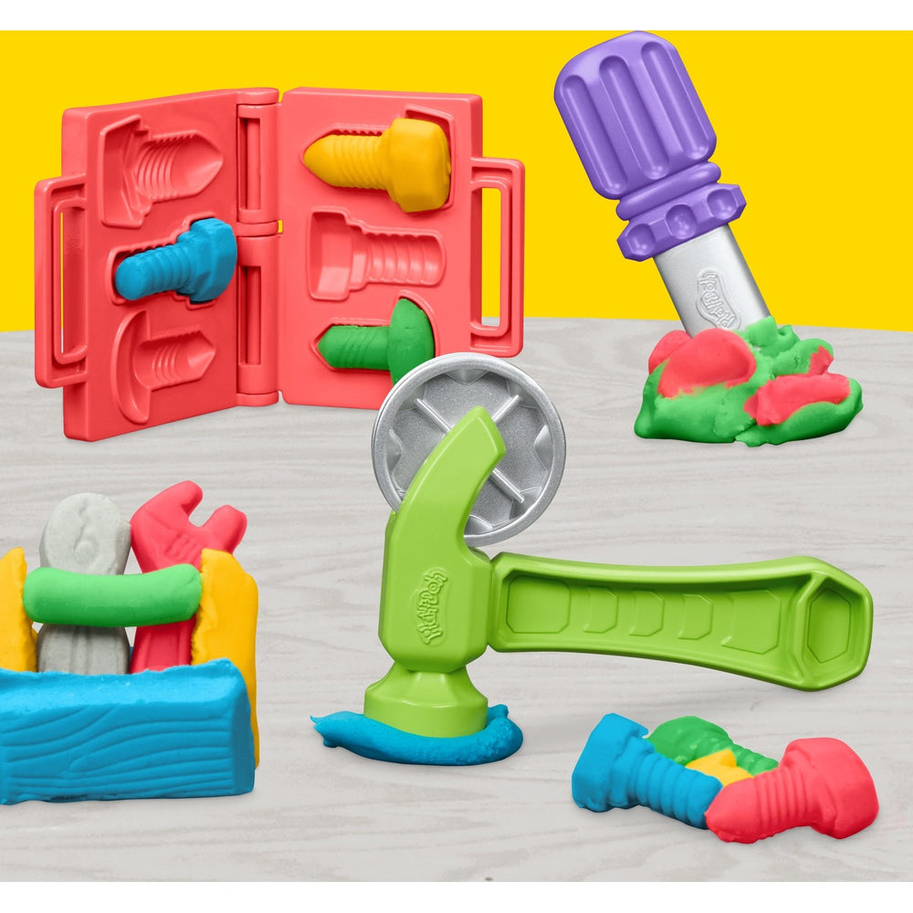 Køb Play-Doh Stempel Og Sav Værkstedsæt