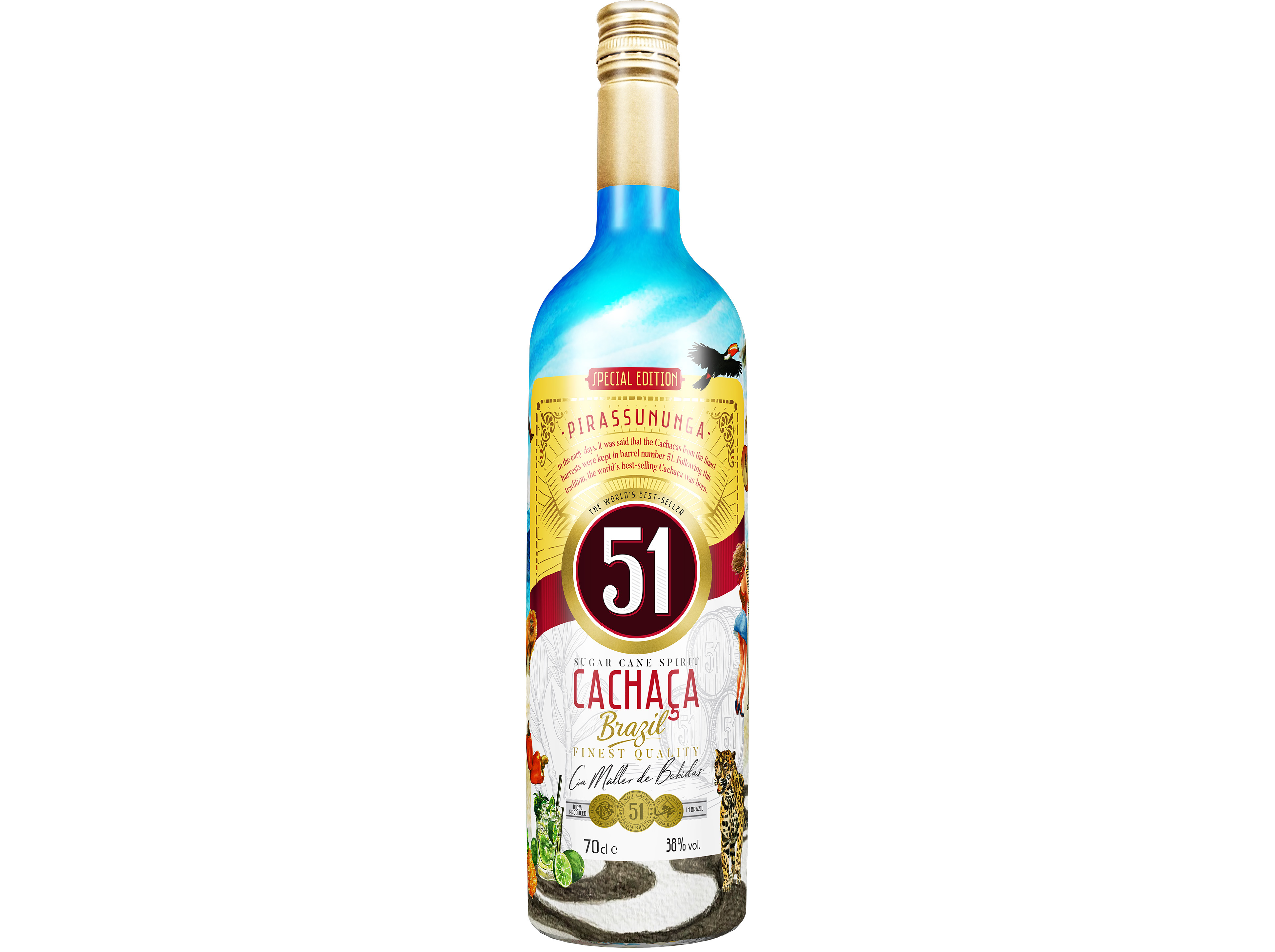 AGUARDENTE 51 CACHAÇA PIRASSUNGA 0.70L