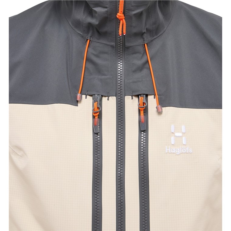 Haglöfs Spitz GTX PRO Jacket Women Chalk Beige/Magnetite