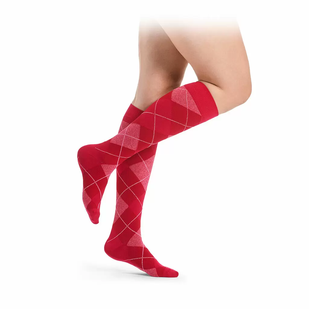 Zubehör - Socken Kompressionssocken Damen rot