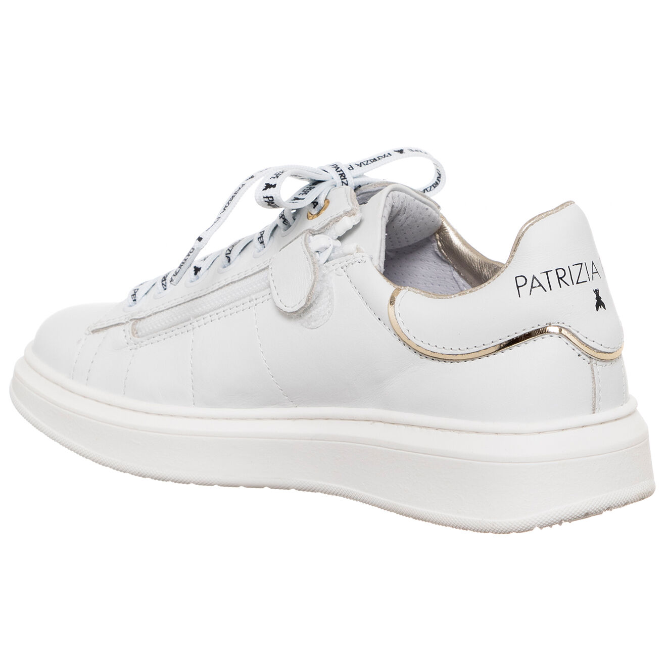 Patrizia Pepe Baskets en Cuir Graziella blanches