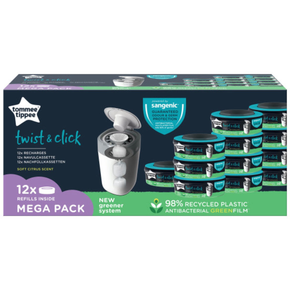 Køb Tommee Tippee Sangenic Twist & Click Refill 12-Pack