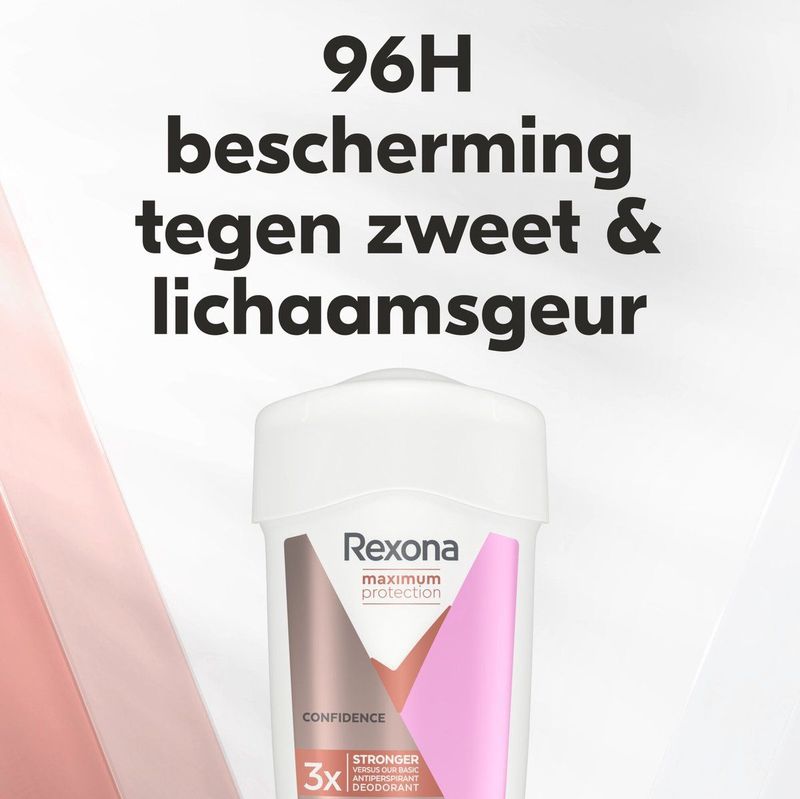 Rexona Women Maximum Protection Anti-Transpirant Deodorant Stick - Confidence - met Defence+ Technologie - 6 x 45 ml