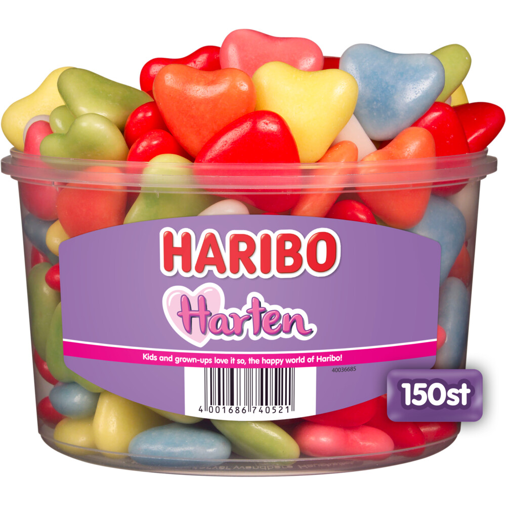 Haribo Schuim Harten 150 stuks