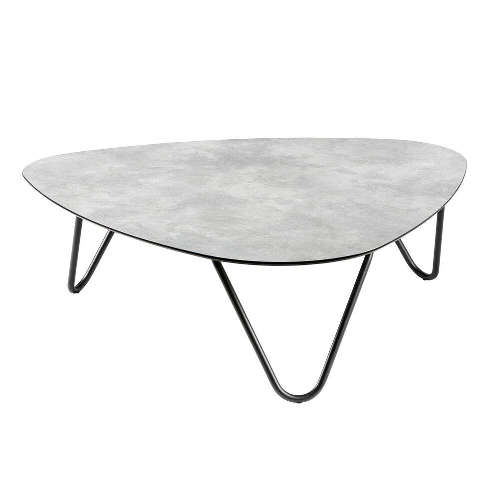 Couchtisch Cocoon HPL Grau Ciment-Noir