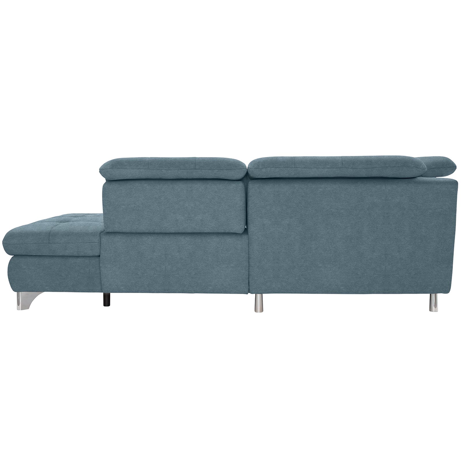 polsterpower Ecksofa - Belle ice - Basismodell - Ottomane rechts