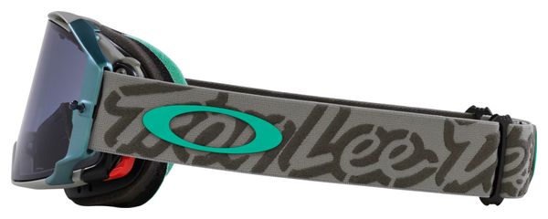 Masque Oakley Airbrake MTB x Troy Lee Designs Vert/Verres Light Grey/Ref : OO7107-24