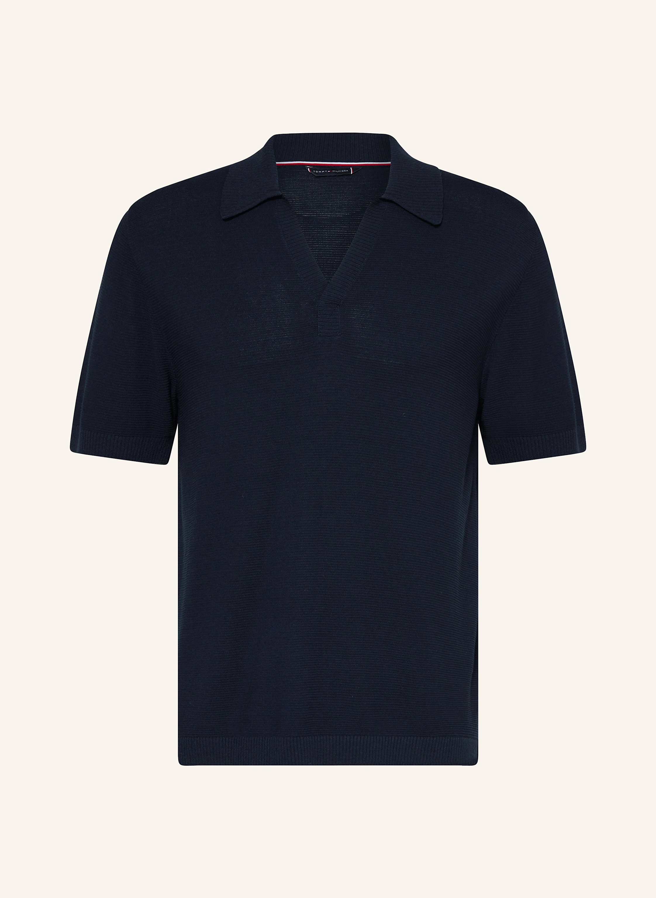 TOMMY HILFIGER Strick-Poloshirt Regular Fit