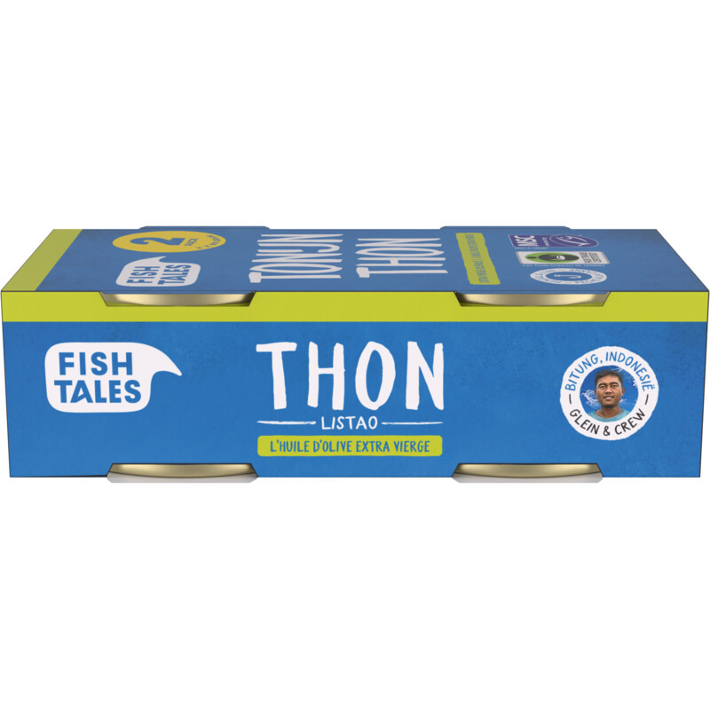 Fish Tales Skipjack tonijn in olijfolie 2-pack