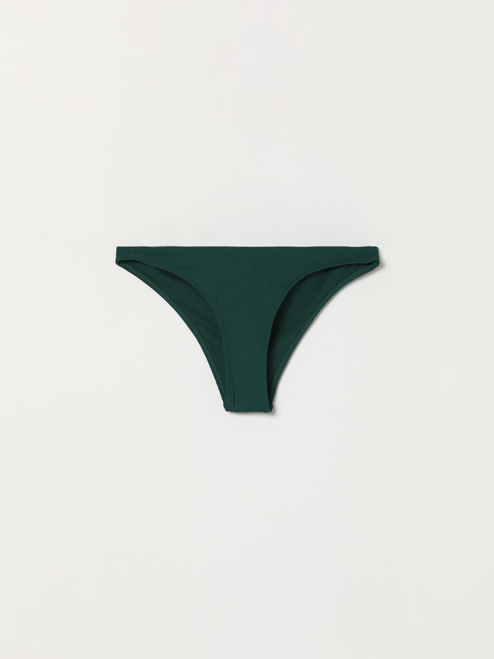 Cueca canelada - Verde Garrafa