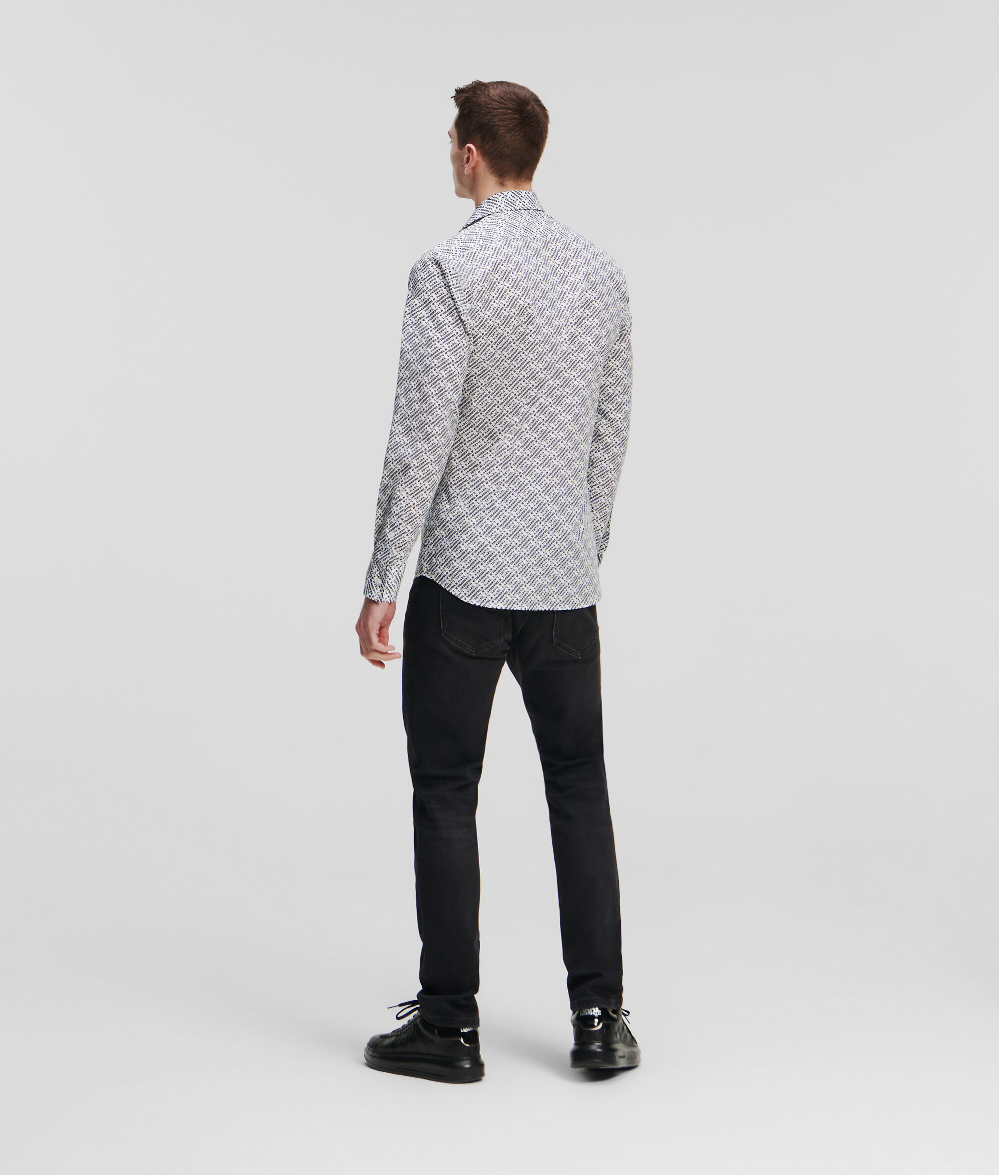 Chemise avec logo façon all-over
