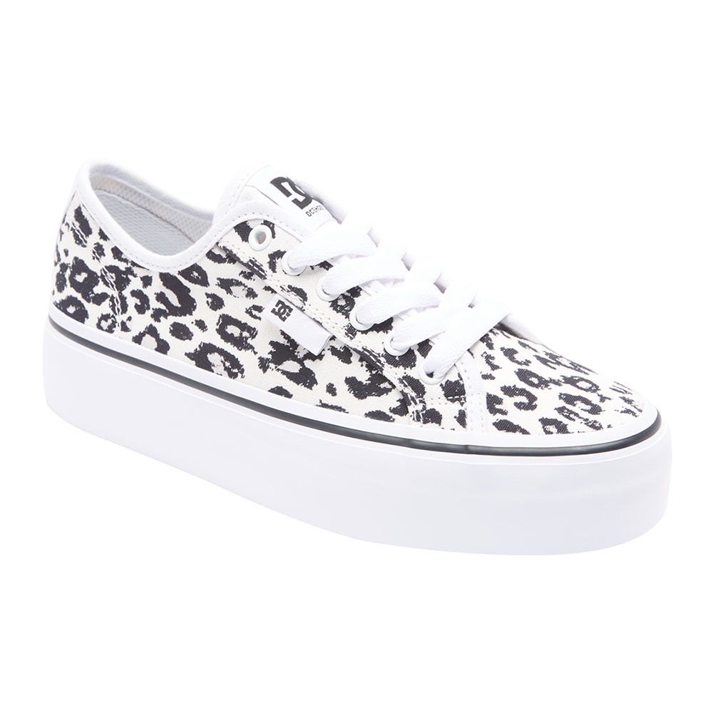 DC Shoes MANUEL PLATFORM - Sneakers Femme cheetah print