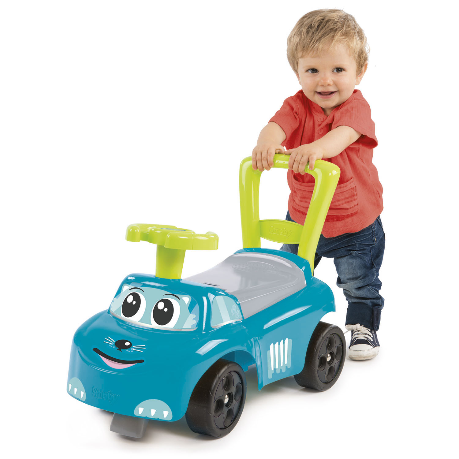 Smoby Auto Ride-on Blauw