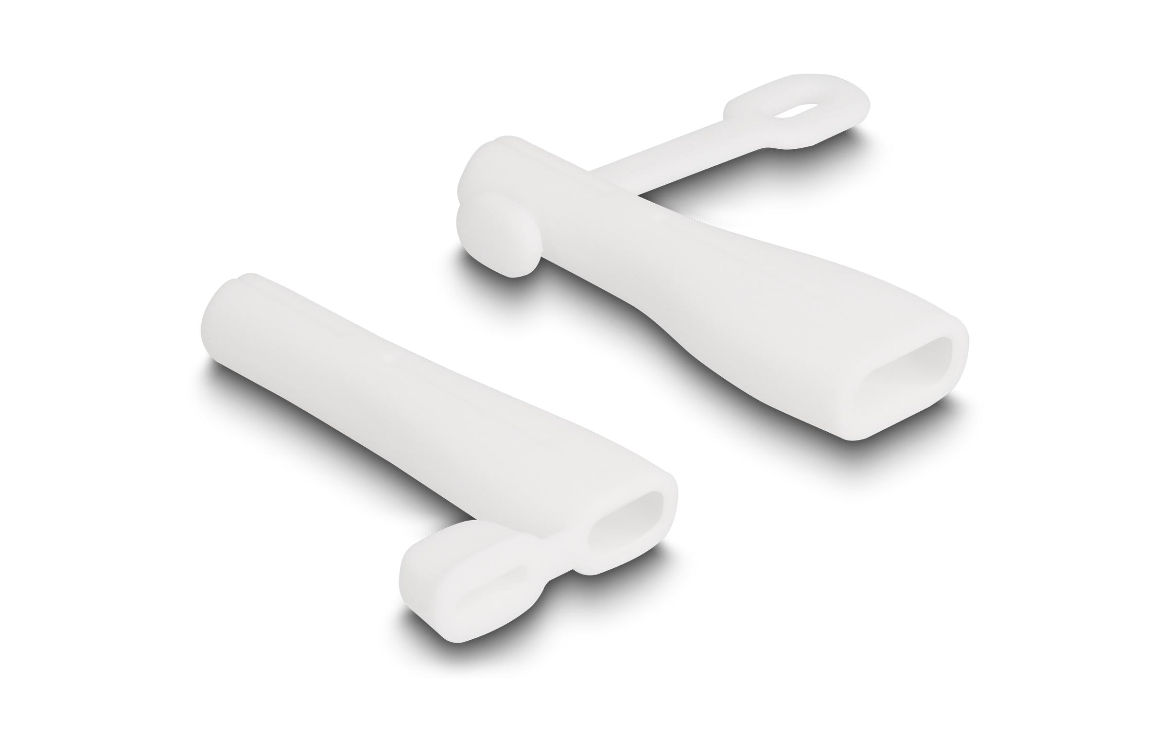 Staubschutz für USB-A Stecker und USB-C SteckerDelock Staubschutz für USB Typ-A Stecker und USB Type-C Stecker Set 2 Stück weiss