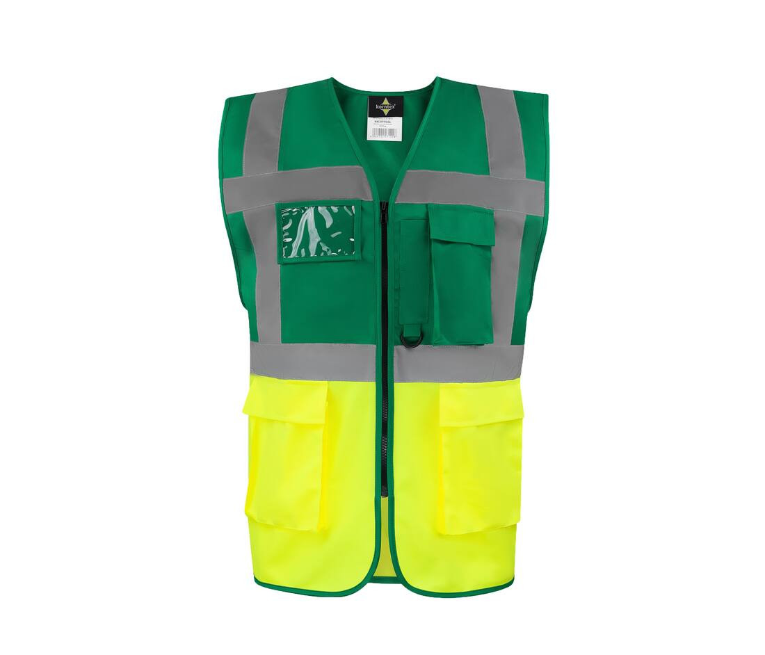 KORNTEX KX226 - Gilet de sécurité multifonctionnel avec poches