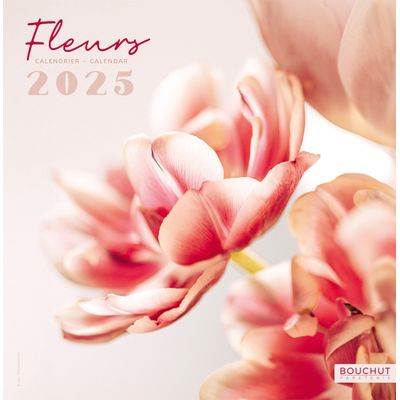 Calendrier illustré BOUCHUT 30 x 30 cm FLEURS 70 %
