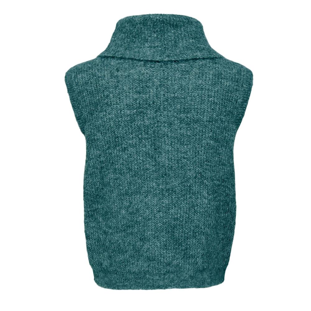 JDY Pull Sans Manches Vert Femme JDY Ingeborg
