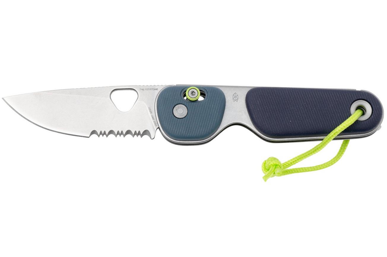 The James Brand The Redstone KN118254-01, 12C27 Stonewash, Tidal Blue G10, zakmes