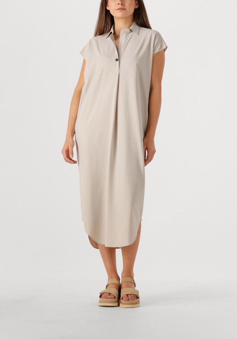 beige penn & ink mini jurk dress