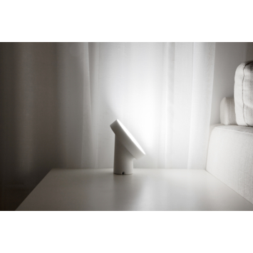 Lutec Connect tafellamp Moa wit LED, wit en gekleurd licht