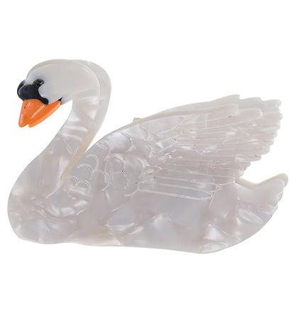 By St?r H?rklemme - Svane - 9x5 cm - Lys Gr?