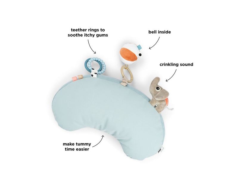 done by deer Tummy time Spielkissen Playground Blau Bauchlagekissen mit Spieleffekten