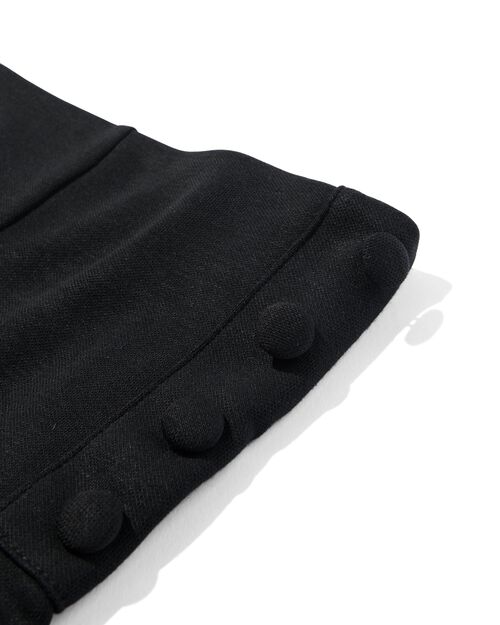 pantalon enfant avec boutons noir